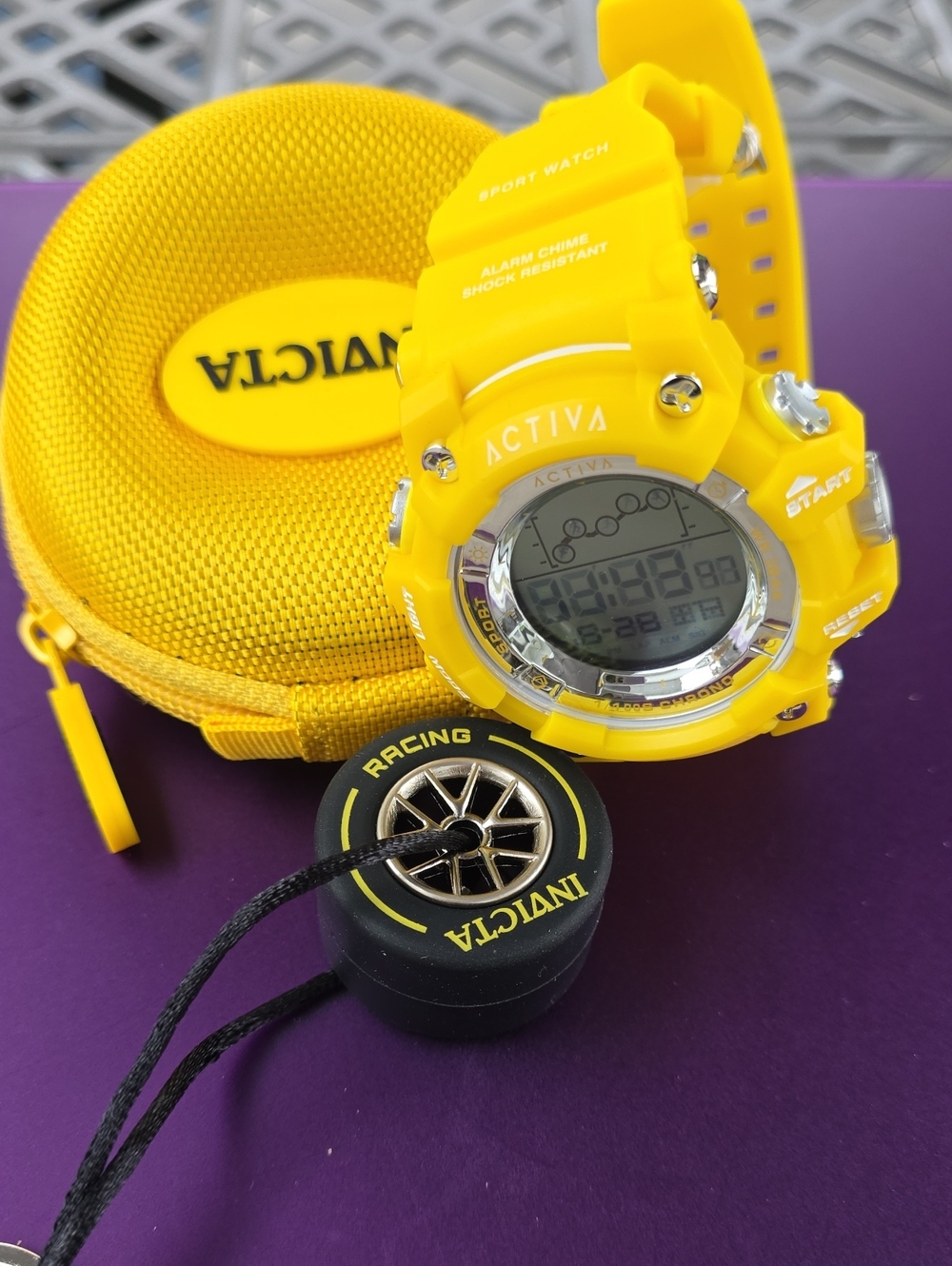 763. Set Activa Rally Edition X Invicta - Men's, Women's Watch - 50mm, Yellow